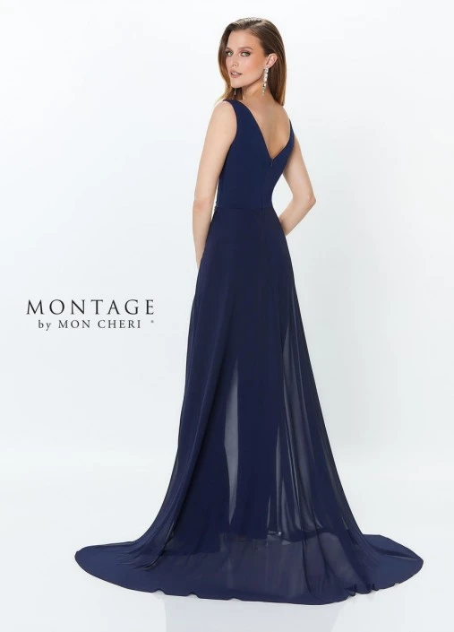 Montage By Mon Cheri Montage 119936 MOB Jumpsuit With Sheer Skirt 4 Montage By Mon Cheri Montage 119936 MOB Jumpsuit With Sheer Skirt - Image 2