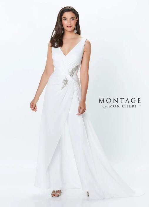 Montage By Mon Cheri Montage 119936 MOB Jumpsuit With Sheer Skirt 5 Montage By Mon Cheri Montage 119936 MOB Jumpsuit With Sheer Skirt - Image 3