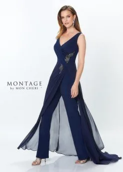 Montage By Mon Cheri Montage 119936 MOB Jumpsuit With Sheer Skirt 10 Montage By Mon Cheri Montage 119936 MOB Jumpsuit With Sheer Skirt -Outlet Prom Dresses Store S19 MG 119936 04 507x705