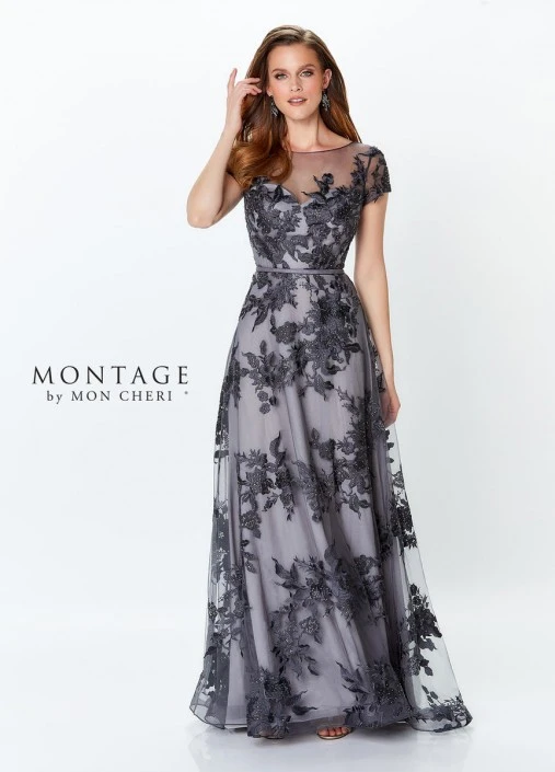 Montage By Mon Cheri 119945 Embroidered Tulle Mothers Gown 3 Montage By Mon Cheri 119945 Embroidered Tulle Mothers Gown