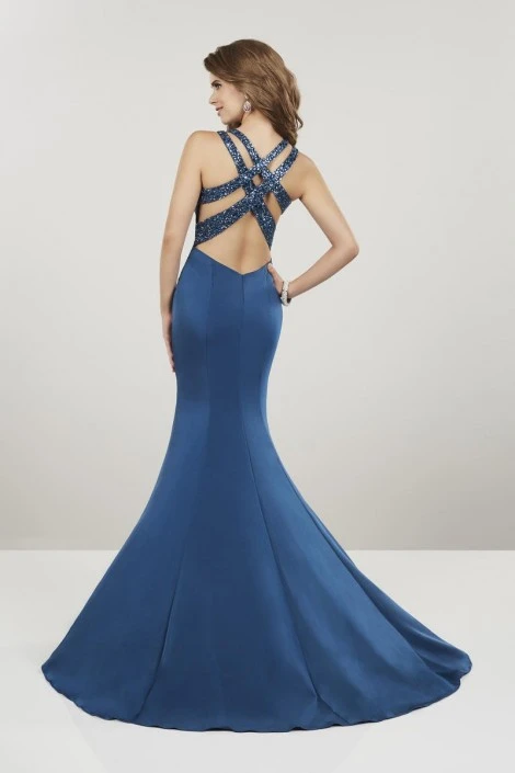Panoply By House Of Wu Panoply 14919 Stunning Back Gown With Adjustable Slit 4 Panoply By House Of Wu Panoply 14919 Stunning Back Gown With Adjustable Slit - Image 2