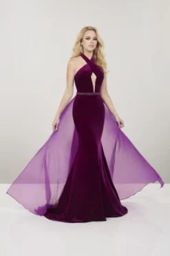 Panoply By House Of Wu Panoply 14920 Velvet Keyhole Gown With Optional Overskirt 7 Panoply By House Of Wu Panoply 14920 Velvet Keyhole Gown With Optional Overskirt -Outlet Prom Dresses Store S19 PNP 14920 03 470x705