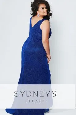 Sydney's Closet Sydneys Closet SC7263 Shimmering Plus Size Prom Dress 6 Sydney's Closet Sydneys Closet SC7263 Shimmering Plus Size Prom Dress -Outlet Prom Dresses Store S19 SC SC7263 02 470x705