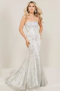 Tiffany Designs Tiffany 16339 Metallic Prom Dress With Detachable Overskirt -Outlet Prom Dresses Store S19 TD 16339 03 470x705