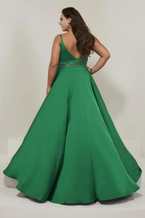 Tiffany Designs 16383 Plus Size Flowing Prom Dress 4 Tiffany Designs 16383 Plus Size Flowing Prom Dress - Image 2