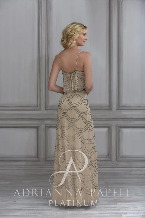 Adrianna Papell Platinum 40114 Enchanting Bridesmaid Dress 4 Adrianna Papell Platinum 40114 Enchanting Bridesmaid Dress - Image 2