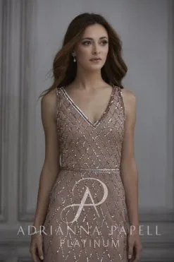 Adrianna Papell Platinum Adrianna Papell 40135 Sparkling Beaded Bridesmaid Dress 7 Adrianna Papell Platinum Adrianna Papell 40135 Sparkling Beaded Bridesmaid Dress -Outlet Prom Dresses Store S19 WAP 40135 03 470x705