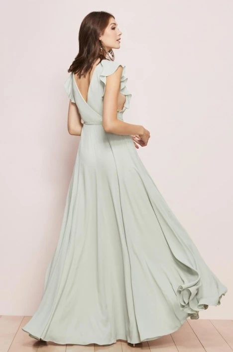 Wtoo By Watters Wtoo Franklin 750 Flutter Sleeve Wrap Bridesmaid Dress 4 Wtoo By Watters Wtoo Franklin 750 Flutter Sleeve Wrap Bridesmaid Dress - Image 2