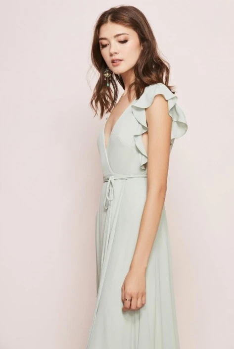 Wtoo By Watters Wtoo Franklin 750 Flutter Sleeve Wrap Bridesmaid Dress 5 Wtoo By Watters Wtoo Franklin 750 Flutter Sleeve Wrap Bridesmaid Dress - Image 3