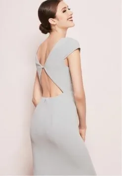 Watters Parker 6814 Cap Sleeve Cutout Back Bridesmaid Dress -Outlet Prom Dresses Store S19 WTR 6814 03 489x705