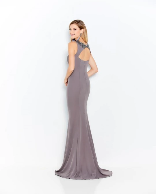 Cameron Blake By Mon Cheri Cameron Blake 120621 Beautiful Crepe Mothers Gown 4 Cameron Blake By Mon Cheri Cameron Blake 120621 Beautiful Crepe Mothers Gown - Image 2