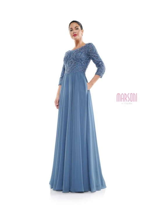 Marsoni By Colors Marsoni MV1052 Beautiful Mother Of Bride Dress 5 Marsoni By Colors Marsoni MV1052 Beautiful Mother Of Bride Dress - Image 3