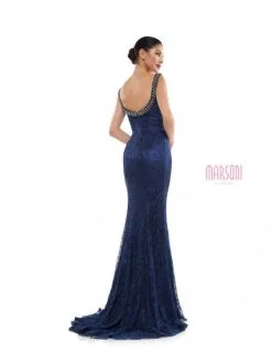 Marsoni By Colors Marsoni MV1053 Scoop Back Lace Mothers Gown -Outlet Prom Dresses Store S20 CM MV1053 02 529x705