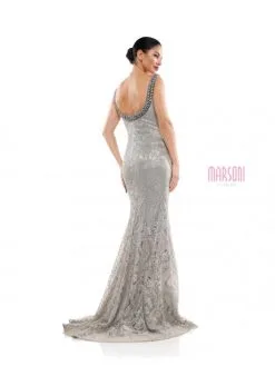 Marsoni By Colors Marsoni MV1053 Scoop Back Lace Mothers Gown -Outlet Prom Dresses Store S20 CM MV1053 04 529x705
