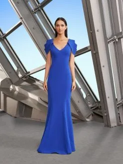 Alexander By Daymor 1175 Pleated Sleeve Mothers Dress -Outlet Prom Dresses Store S20 DAY 1175 03 531x705