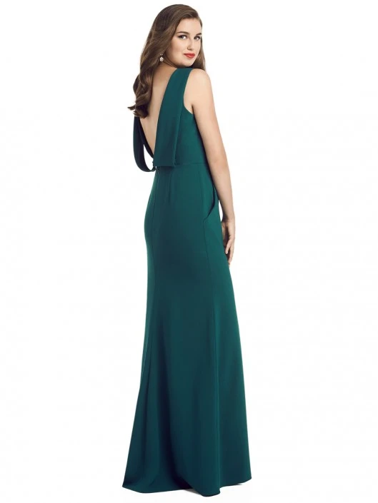 Dessy Collection 3061 Flirty Drape Back Bridesmaid Dress 4 Dessy Collection 3061 Flirty Drape Back Bridesmaid Dress - Image 2