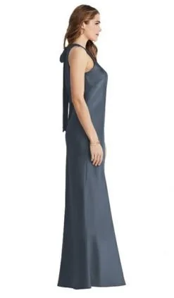 Dessy Lovely Lovely LB006 Keyhole Tie Back Bridesmaid Gown -Outlet Prom Dresses Store S20 DL LB006 03 412x705