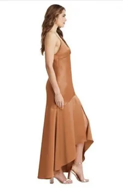 Dessy Lovely Lovely LB007 Asymmetric High Low Bridesmaid Dress -Outlet Prom Dresses Store S20 DL LB007 03 462x705