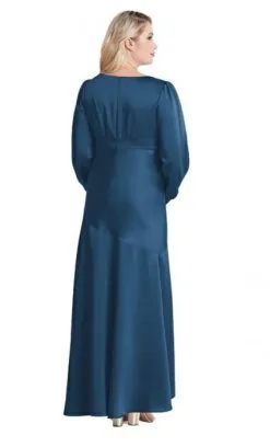 Dessy Lovely Lovely LB008 Long Sleeve High Low Bridesmaid Dress 11 Dessy Lovely Lovely LB008 Long Sleeve High Low Bridesmaid Dress -Outlet Prom Dresses Store S20 DL LB008 05 427x705