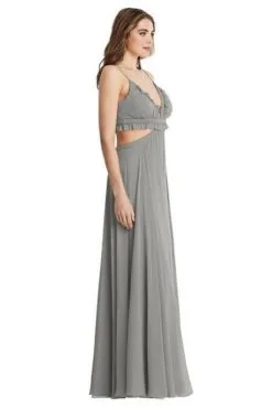 Dessy Lovely Lovely LB014 Ruffled Cutout Bridesmaid Dress -Outlet Prom Dresses Store S20 DL LB014 03 459x705