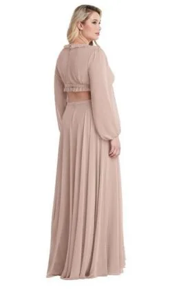 Dessy Lovely Lovely LB015 Flowing Long Sleeve Bridesmaid Dress 11 Dessy Lovely Lovely LB015 Flowing Long Sleeve Bridesmaid Dress -Outlet Prom Dresses Store S20 DL LB015 05 415x705
