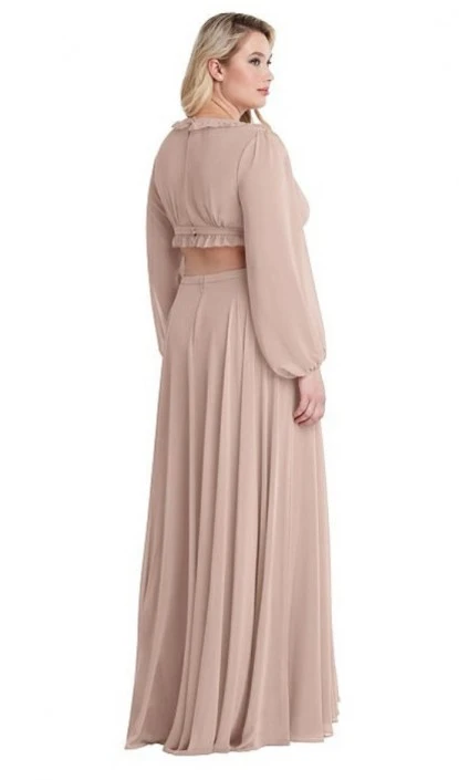 Dessy Lovely Lovely LB015 Flowing Long Sleeve Bridesmaid Dress 7 Dessy Lovely Lovely LB015 Flowing Long Sleeve Bridesmaid Dress - Image 5