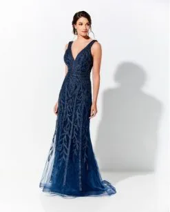 Ivonne D For Mon Cheri Ivonne D 120D03 Ribbon Lace Mothers Dress -Outlet Prom Dresses Store S20 IDMC 120D03 03 540x672