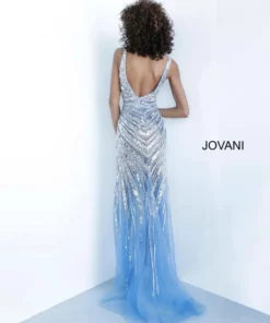 Jovani 3686 Sequin Deep V Gown 6 Jovani 3686 Sequin Deep V Gown -Outlet Prom Dresses Store S20 JV 3686 02 540x648