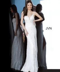 JVN By Jovani JVN00864 Lace Gown -Outlet Prom Dresses Store S20 JVN JVN00864 03 540x648