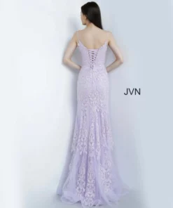JVN By Jovani JVN02012 Lacey Corset Back Gown -Outlet Prom Dresses Store S20 JVN JVN02012 02 540x648