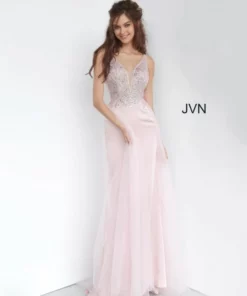 JVN By Jovani JVN02253 Deep V Neck Gown 8 JVN By Jovani JVN02253 Deep V Neck Gown -Outlet Prom Dresses Store S20 JVN JVN02253 03 540x648