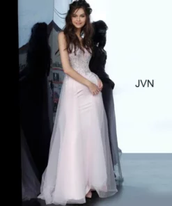 JVN By Jovani JVN02253 Deep V Neck Gown 9 JVN By Jovani JVN02253 Deep V Neck Gown -Outlet Prom Dresses Store S20 JVN JVN02253 05 540x648