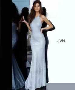 Jovani JVN60137 Jersey Gown With Lace Up Back 7 Jovani JVN60137 Jersey Gown With Lace Up Back -Outlet Prom Dresses Store S20 JVN JVN60137 03 540x648