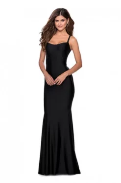 La Femme 28568 Dramatic Lace Up Back Prom Dress -Outlet Prom Dresses Store S20 LF 28568 04 470x705