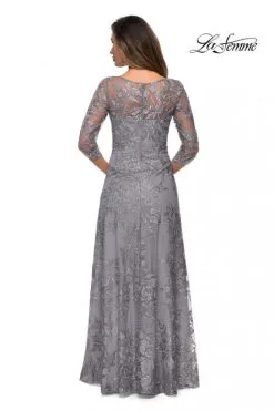 La Femme MOB La Femme 28053 Beautiful Lace Mothers Gown -Outlet Prom Dresses Store S20 LFE 28053 04 470x705