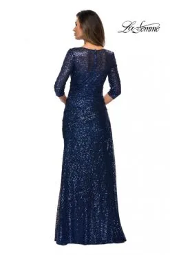 La Femme MOB La Femme 28065 Sequin Mothers Gown -Outlet Prom Dresses Store S20 LFE 28065 04 470x705