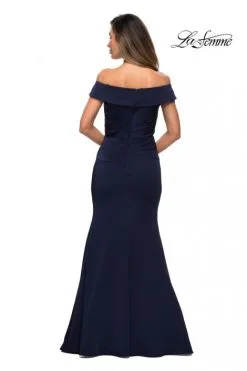 La Femme MOB La Femme 28110 Amazing Off Shoulder Ruched Gown -Outlet Prom Dresses Store S20 LFE 28110 04 470x705