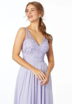 Morilee Madeline Gardner Morilee 21656 Embroidered Sheer Bridesmaid Dress 7 Morilee Madeline Gardner Morilee 21656 Embroidered Sheer Bridesmaid Dress -Outlet Prom Dresses Store S20 MLB 21656 03 492x705