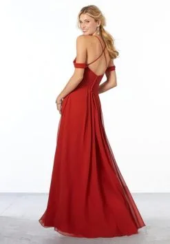 Morilee Madeline Gardner Morilee 21671 Cold Shoulder Bridesmaid Dress -Outlet Prom Dresses Store S20 MLB 21671 02 492x705