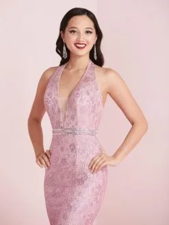 Panoply By House Of Wu Panoply 14010 Cracked Ice Halter Prom Dress -Outlet Prom Dresses Store S20 PNP 14010 04 529x705