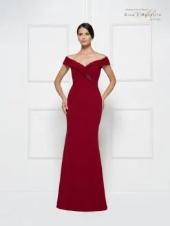 Rina Di Montella RD2690 Off Shoulder Mothers Gown -Outlet Prom Dresses Store S20 RDM RD2690 05 529x705
