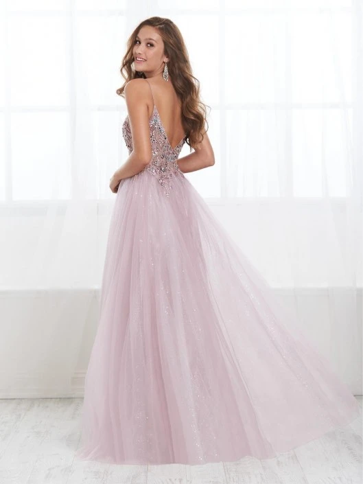 Tiffany Designs 16407 Sheer Beaded Prom Dress 4 Tiffany Designs 16407 Sheer Beaded Prom Dress - Image 2