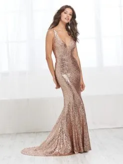 Tiffany Designs 16431 Deep V Neck Sequin Gown 7 Tiffany Designs 16431 Deep V Neck Sequin Gown -Outlet Prom Dresses Store S20 TD 16431 03 529x705