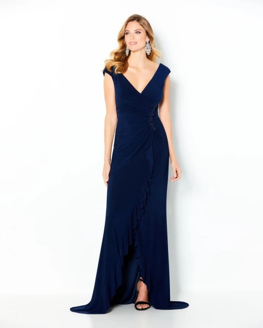 Cameron Blake By Mon Cheri Cameron Blake 220634 Flattering Ruffled Mothers Gown 3 Cameron Blake By Mon Cheri Cameron Blake 220634 Flattering Ruffled Mothers Gown