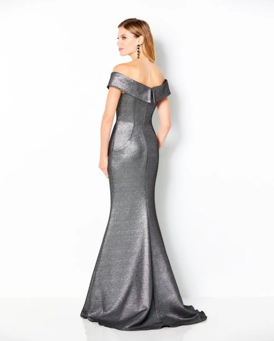Cameron Blake By Mon Cheri Cameron Blake 220647 Elegant Off Shoulder Mothers Gown 4 Cameron Blake By Mon Cheri Cameron Blake 220647 Elegant Off Shoulder Mothers Gown - Image 2