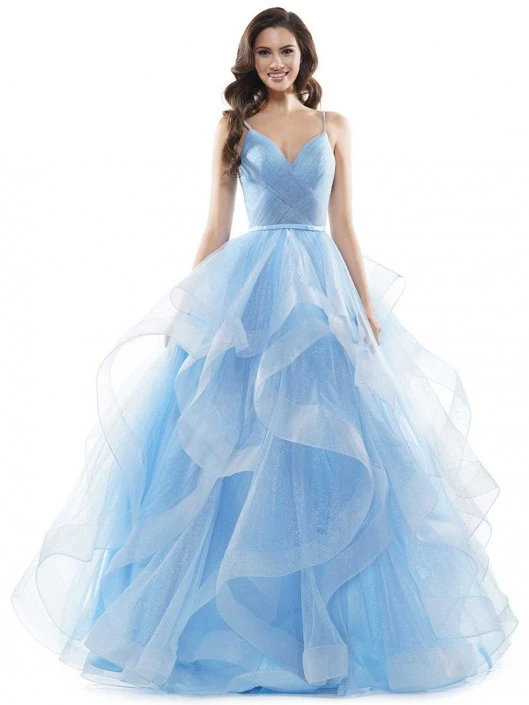 Colors Dress 2381 Glitter Ruffled Prom Dress 7 Colors Dress 2381 Glitter Ruffled Prom Dress - Image 5