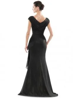 Marsoni By Colors Marsoni MV1073 Foil Chiffon Mother Of Bride Dress -Outlet Prom Dresses Store S21 CM MV1073 02 529x705