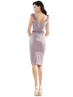 Marsoni By Colors Marsoni MV1107 Fitted Mother Of Bride Short Dress 10 Marsoni By Colors Marsoni MV1107 Fitted Mother Of Bride Short Dress -Outlet Prom Dresses Store S21 CM MV1107 04 529x705