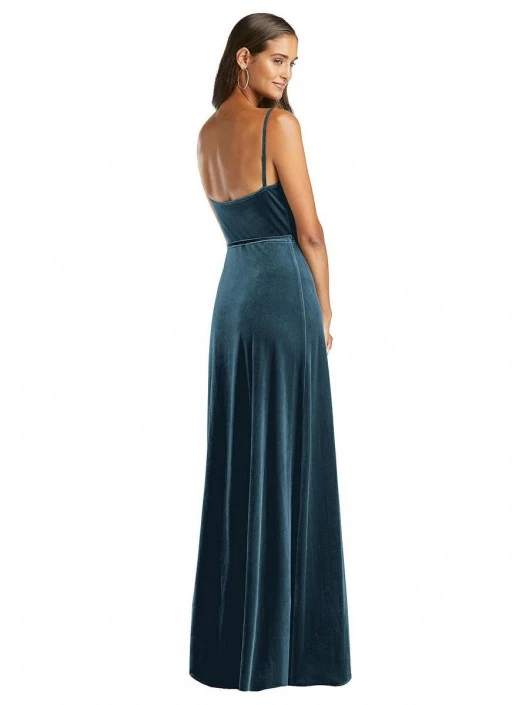 After Six 1536 Velvet Wrap Bridesmaid Dress 4 After Six 1536 Velvet Wrap Bridesmaid Dress - Image 2