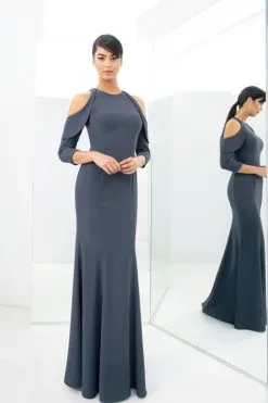 Alexander By Daymor 1351 Cold Shoulder Mothers Gown -Outlet Prom Dresses Store S21 DAY 1351 04 470x705